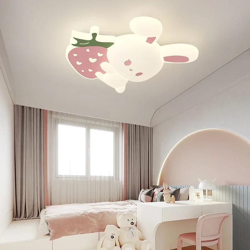 Strawberry nursery flush mount