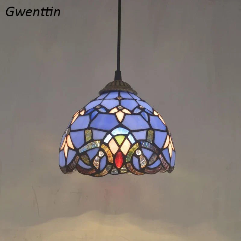 Vintage Tiffany Glass Pendant, view 16