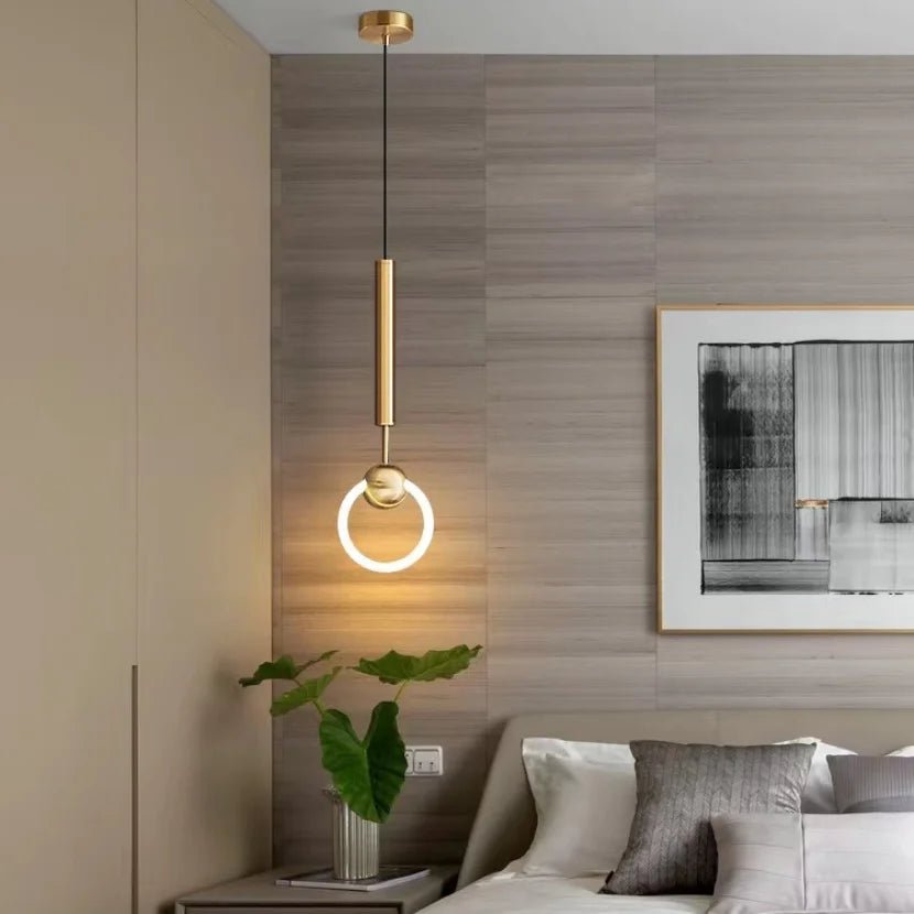 Nordic ring LED pendant