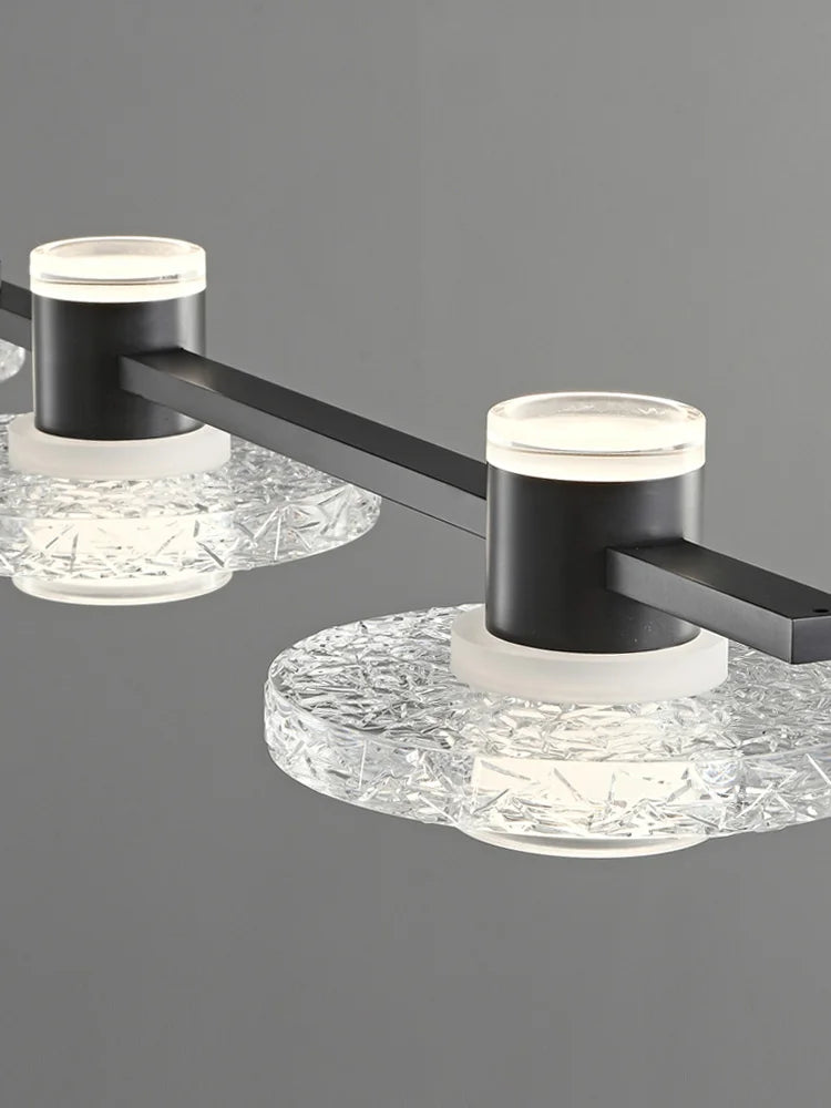 Brass Linear Chandelier, view 6