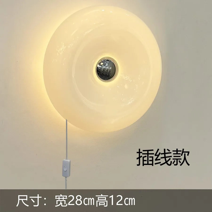 Glass Donut Wall Light, view 7