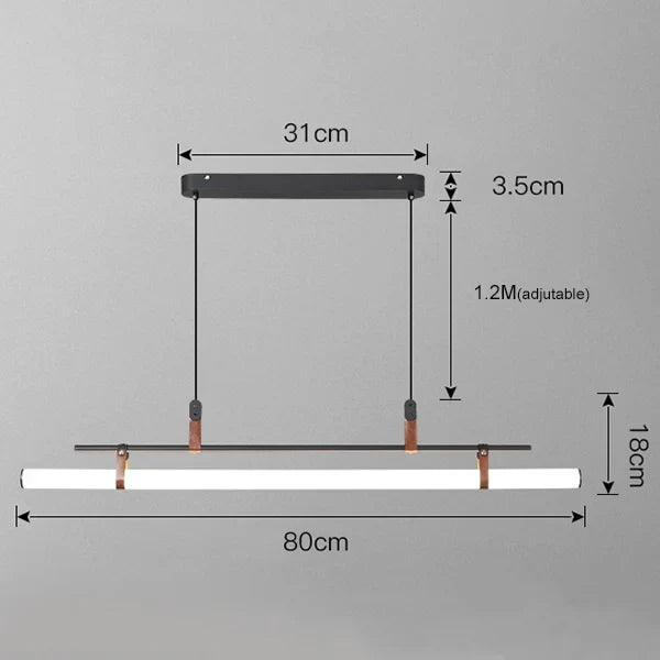 Long Tube Pendant, view 7
