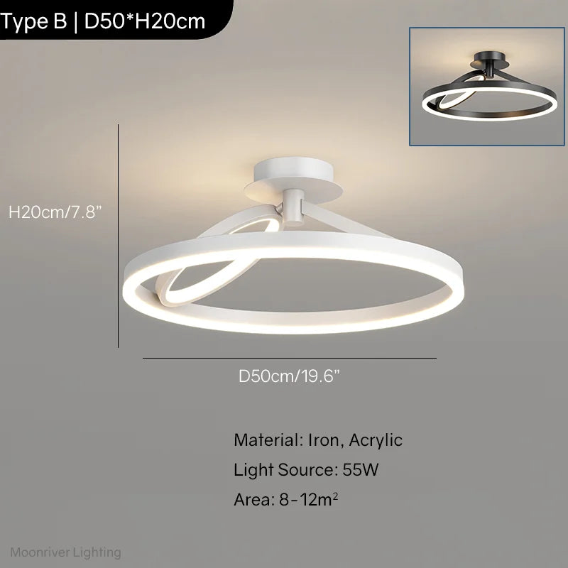 Minimalist LED Pendant, view 11