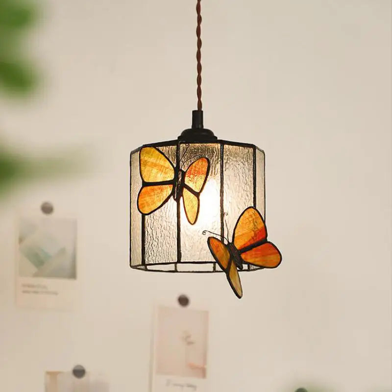 Stained glass kids pendant