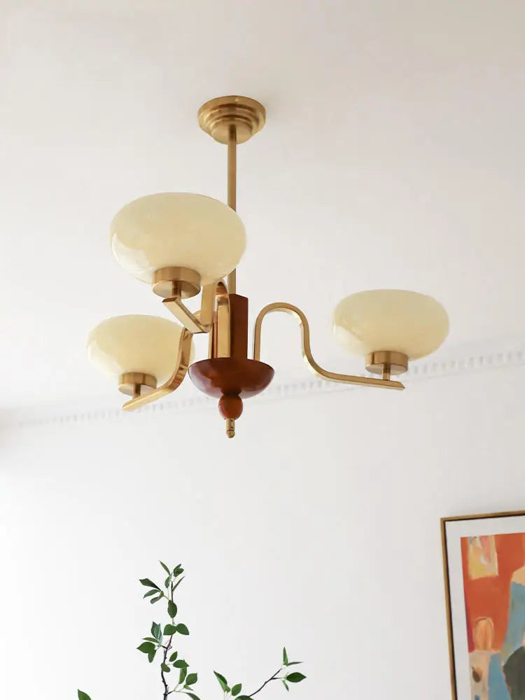 Cream chandelier