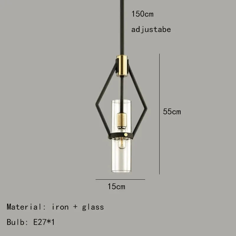 Clear Glass Pendant Light, view 7