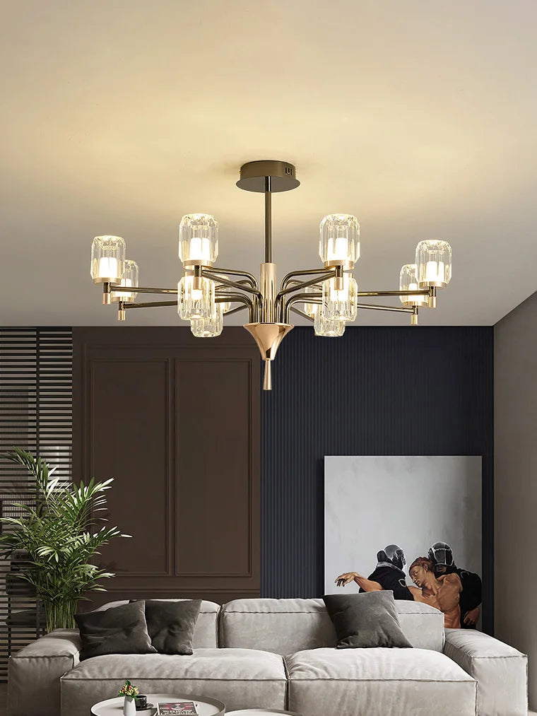 Iron chandelier