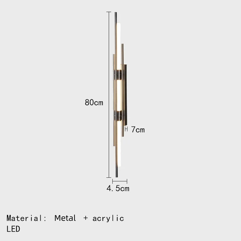 Art Deco Linear LED Light, view 12