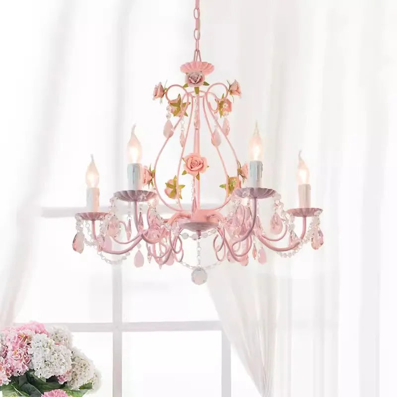 Floral crystal kids light