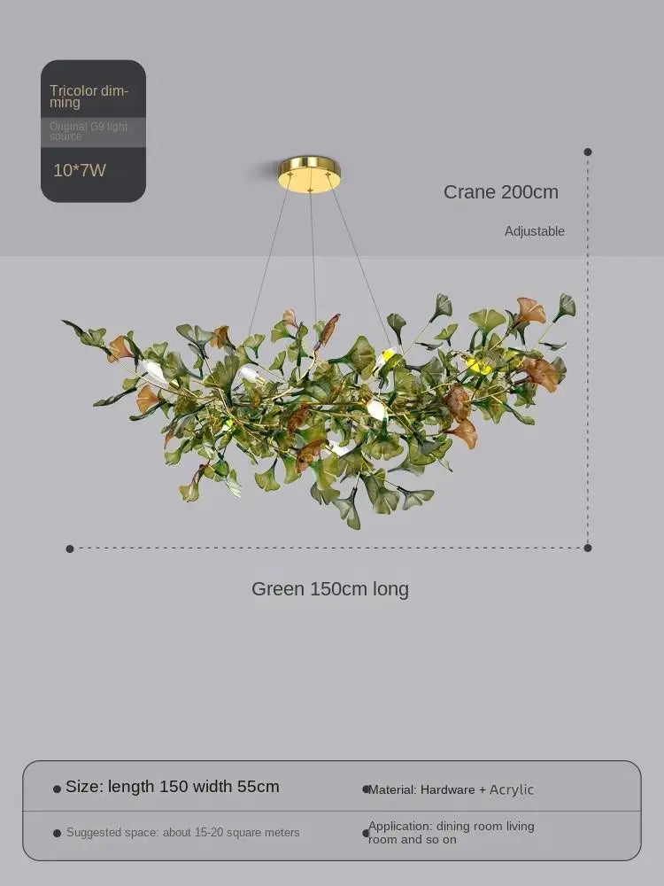 Ginkgo Leaf Pendant, view 14