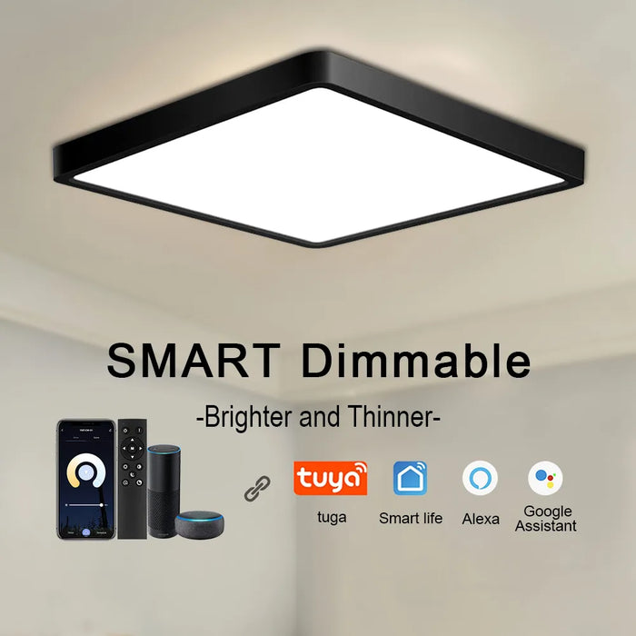Smart square ceiling light