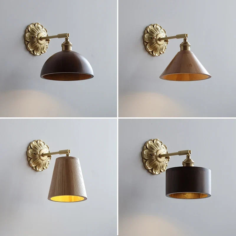 Nordic Walnut Plug-In Light, view 3