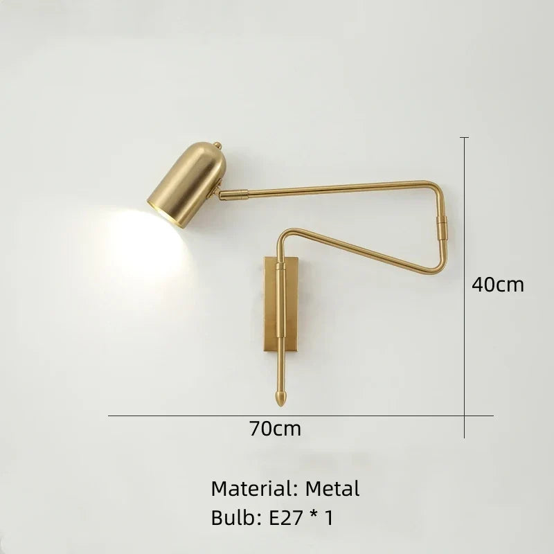Long Arm Metal Sconce, view 12