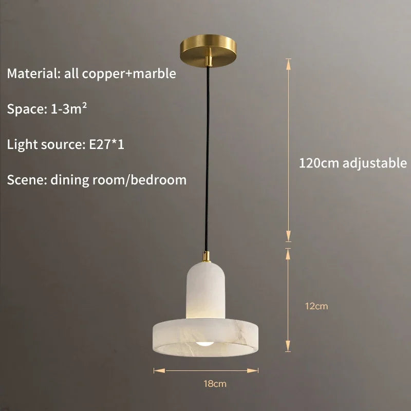Marble LED Pendant, view 8