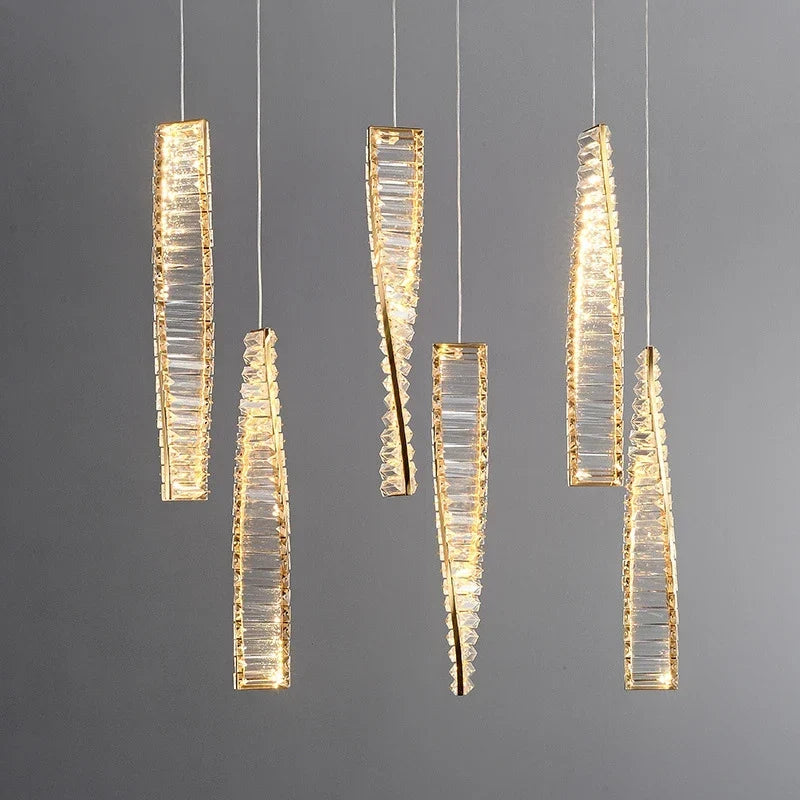 Art Deco crystal pendant