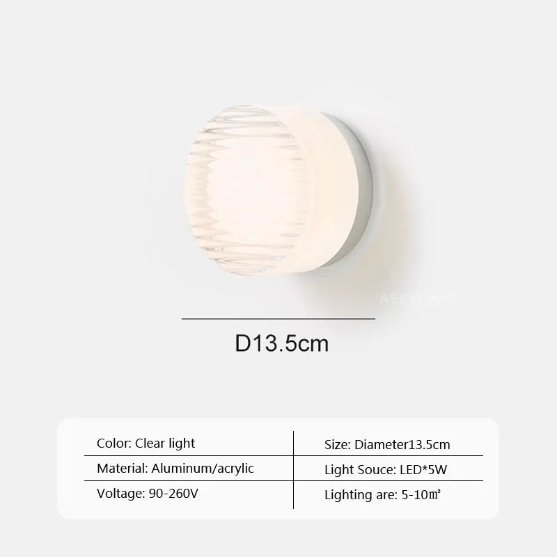 Amber Jelly Wall Light, view 7