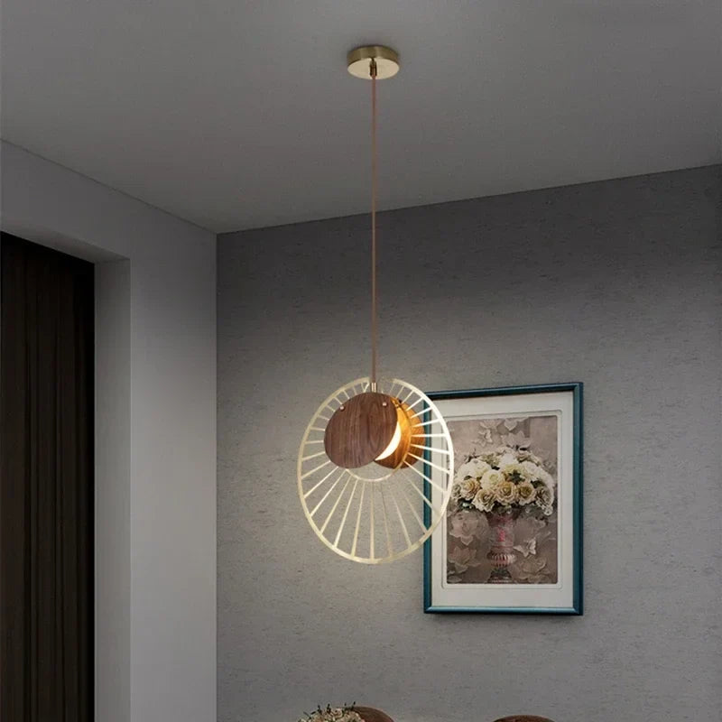Wood cafe pendant