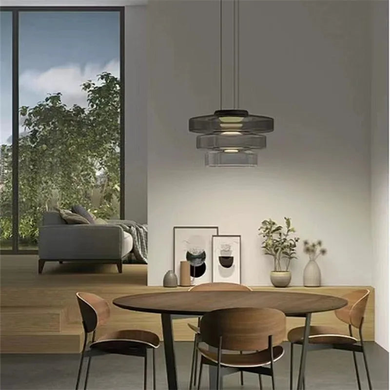 Minimalist Tinted Glass Pendant, view 4