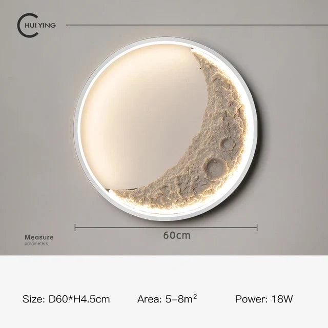 Resin Moon Sconce, view 13