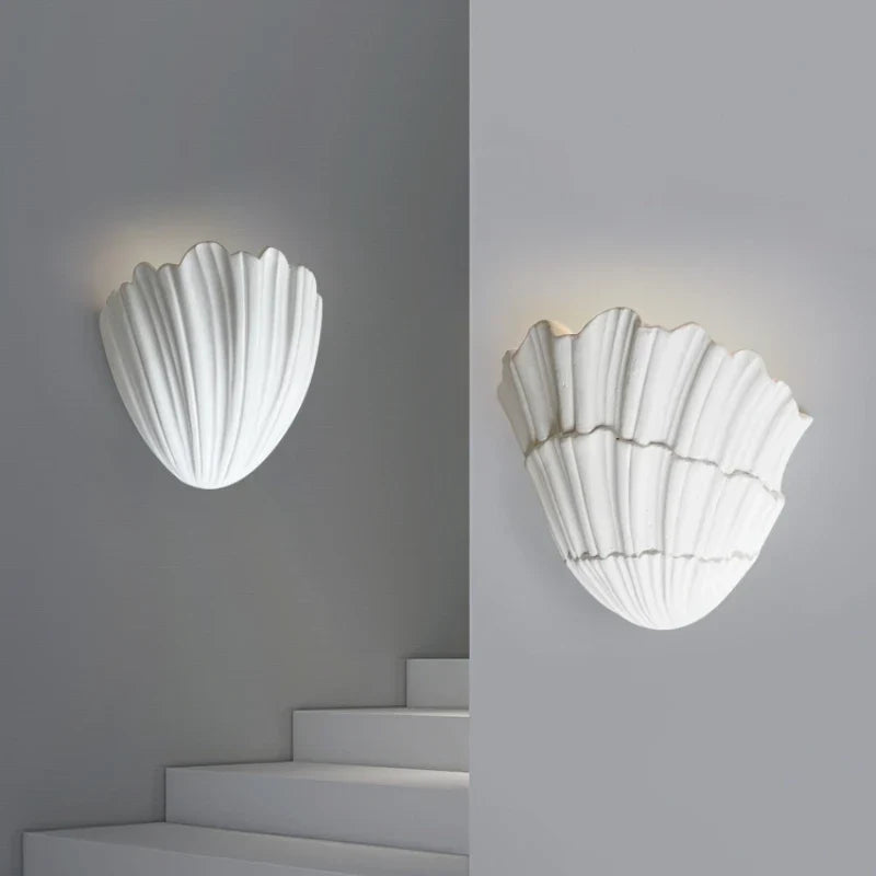 Gypsum Shell LED Light, view 3