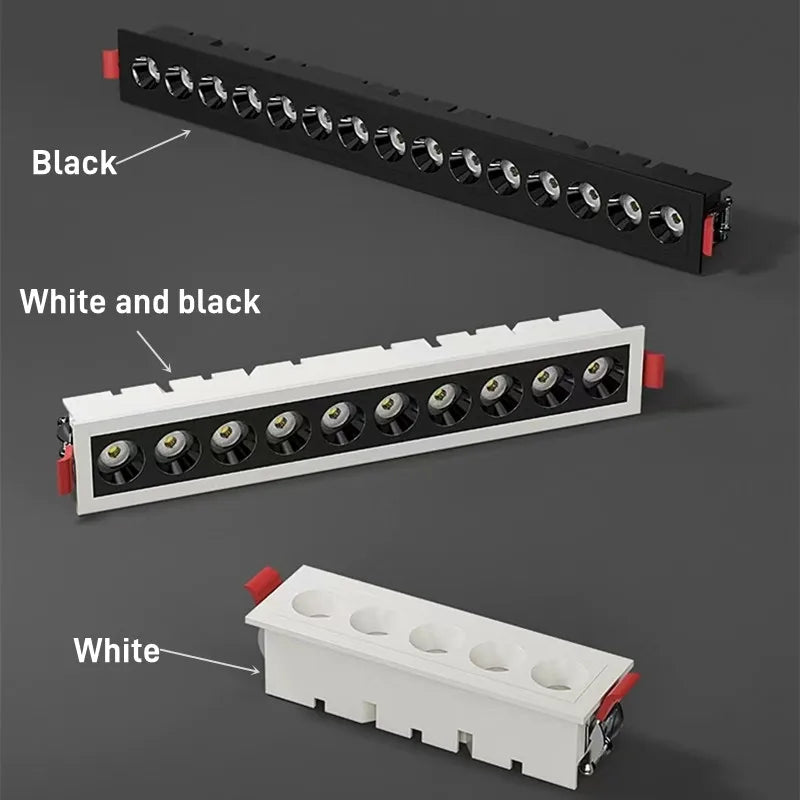 Linear LED ceiling light