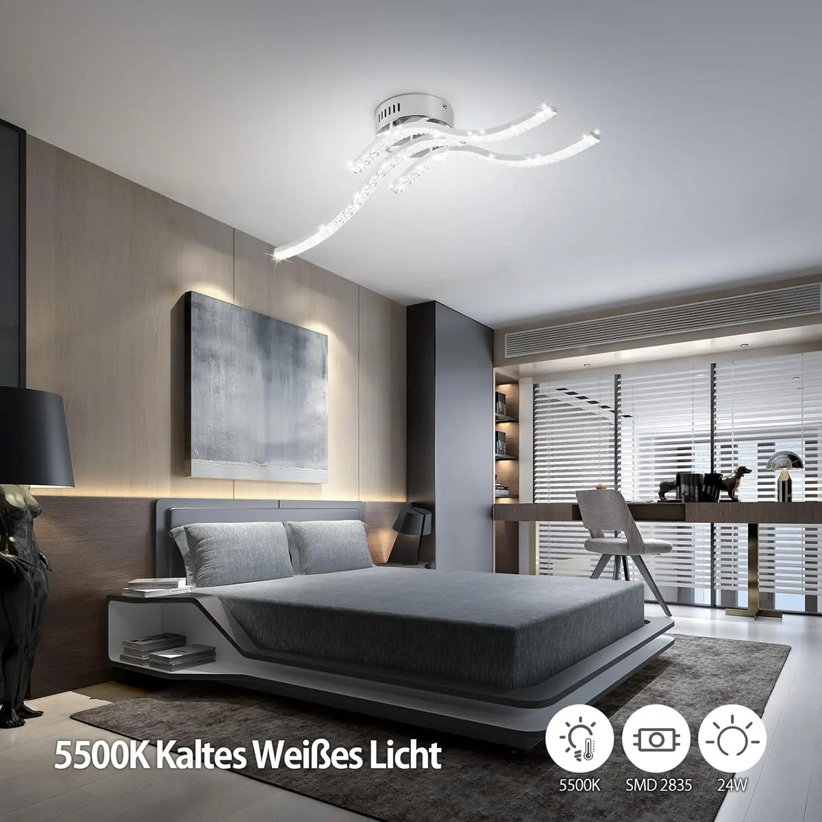 3-light flush mount