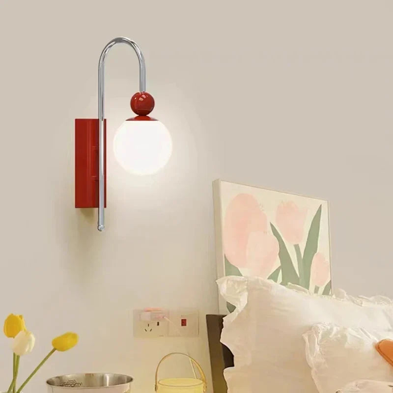 Metal Glass LED Sconce, view 4