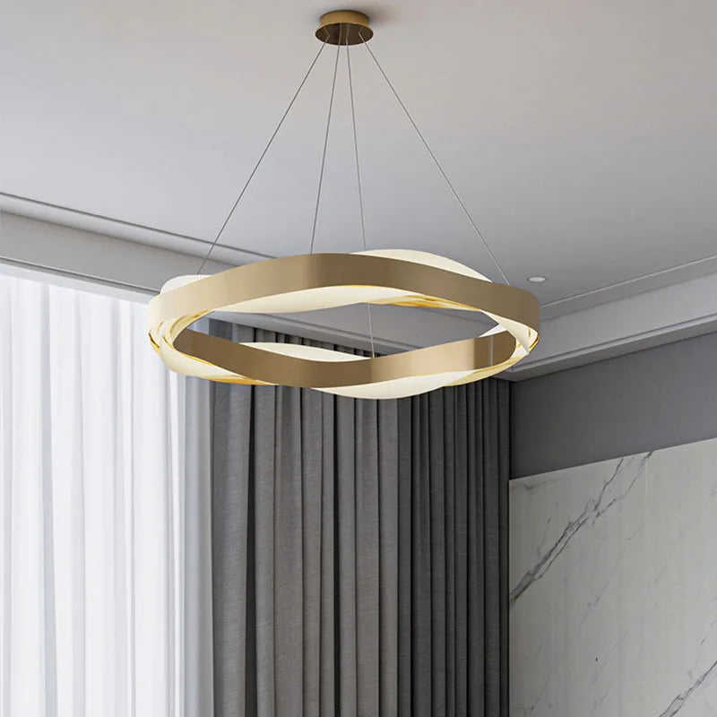 Black gold chandelier