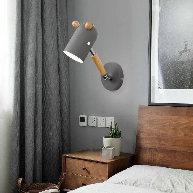 Green kids room sconce