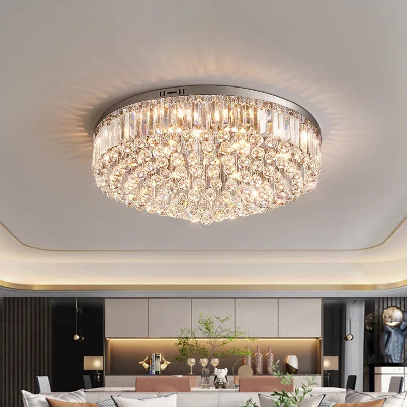 Luxury crystal ceiling light