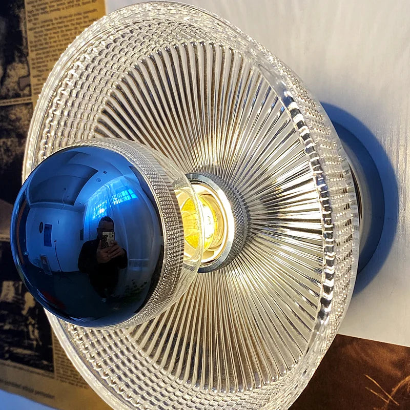 French Glass Sconce, view 5