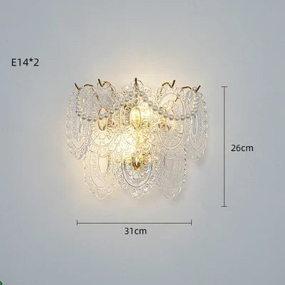 Glass Leaf Shell Light, view 10
