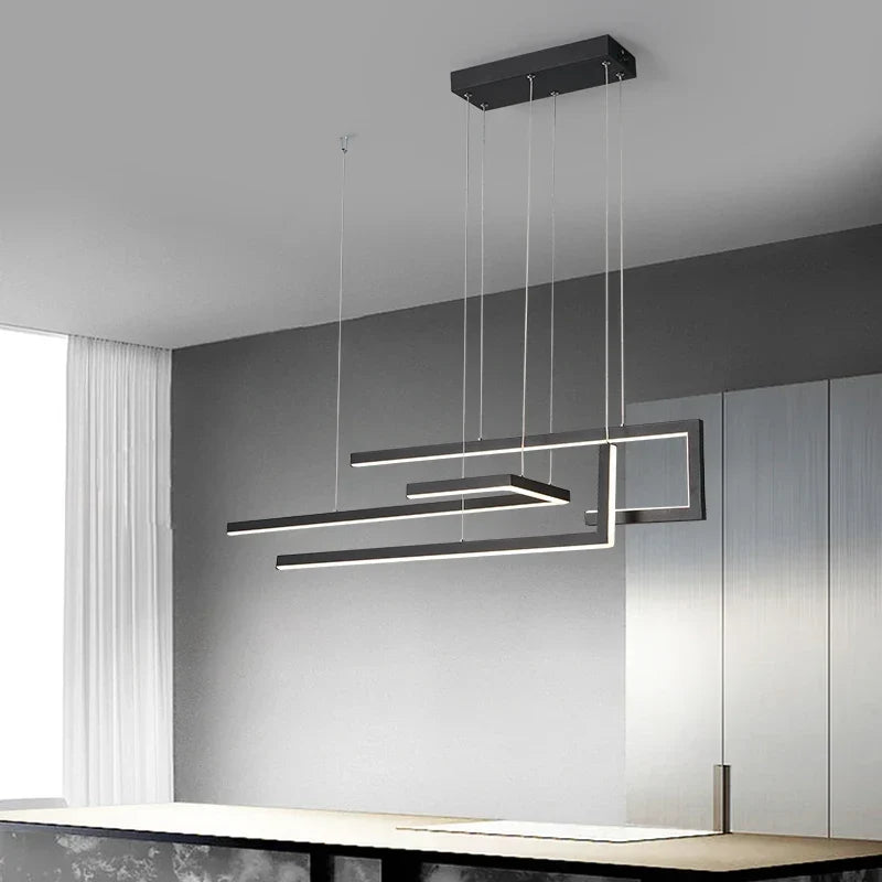 Smart linear chandelier