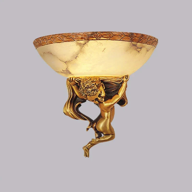 Marble Angel Wall Light, view 7
