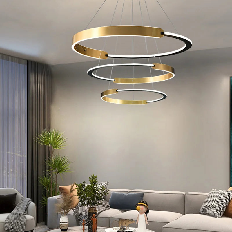 Multi ring LED light