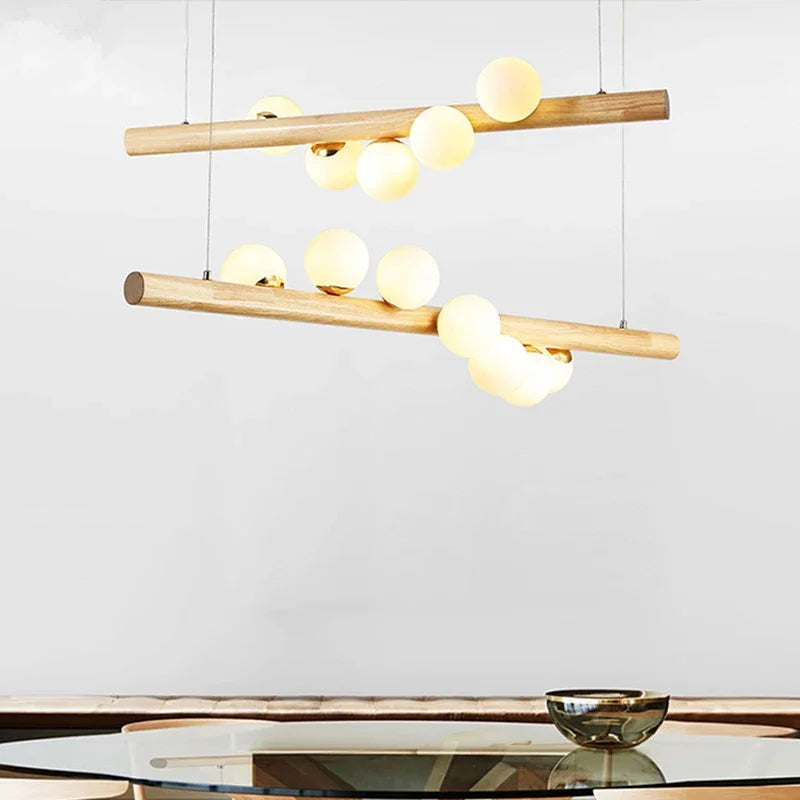 Bamboo ball light