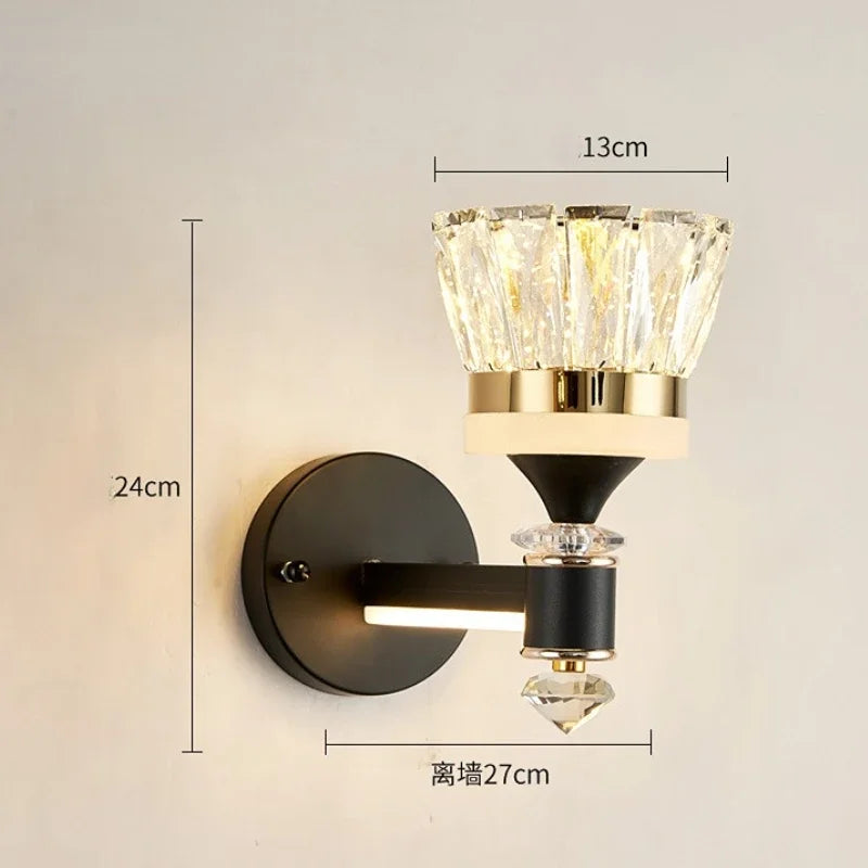 Nordic Crystal Sconce, view 9