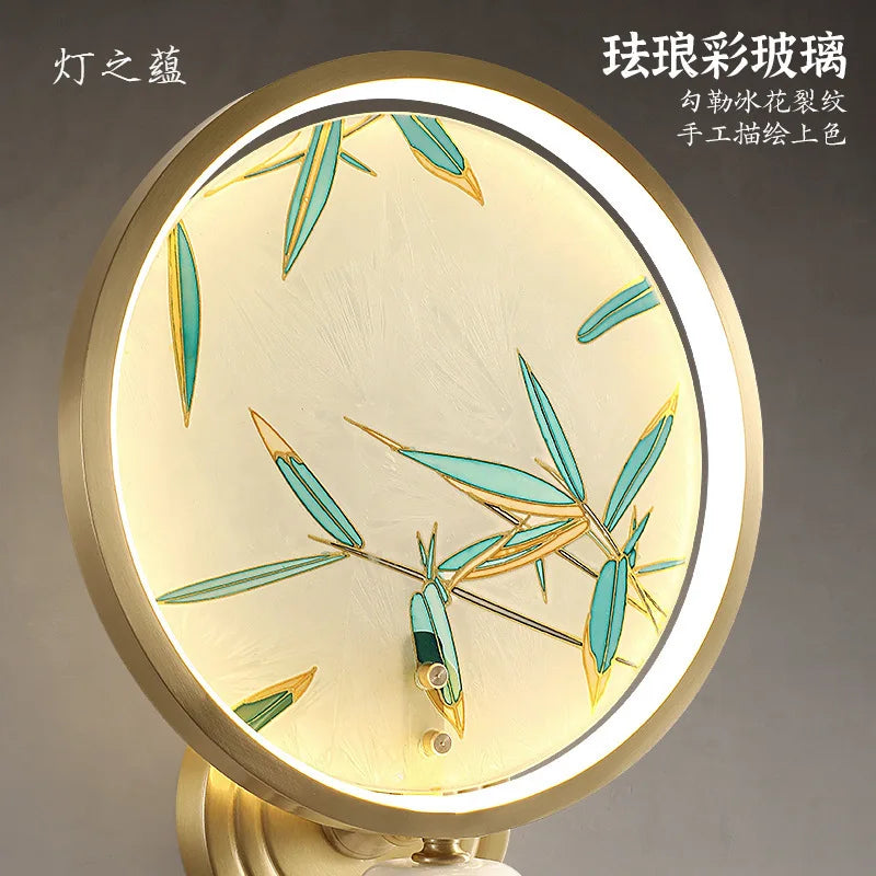 Retro enamel lantern
