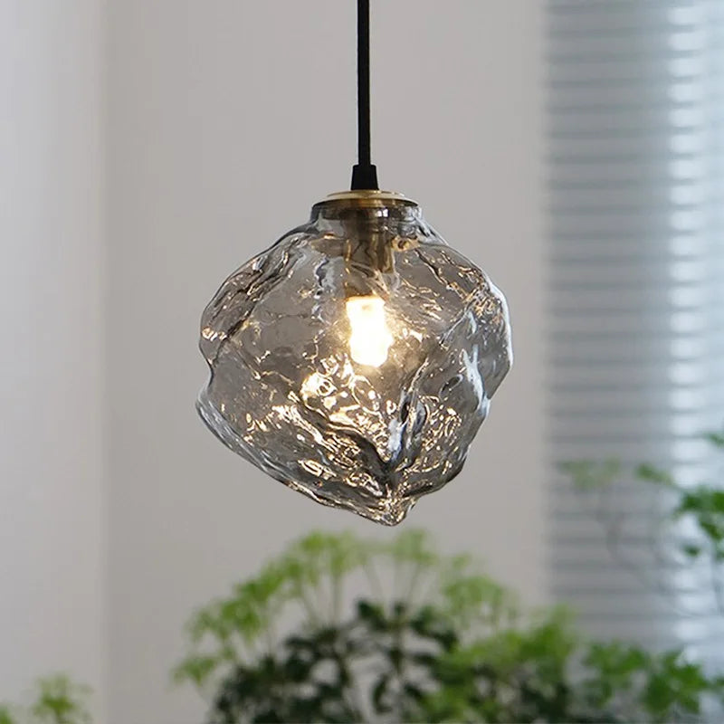 Lava glass pendant