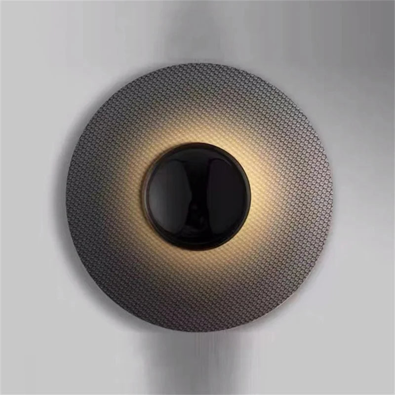 Nordic round minimalist LED wall light