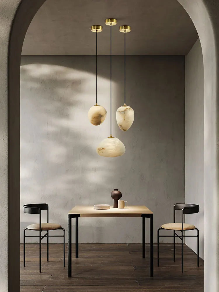 Marble wall light