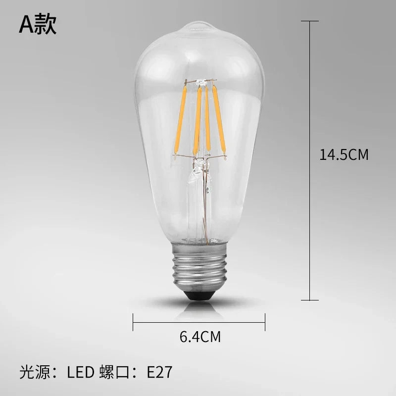Modern Clear Glass Light, view 5