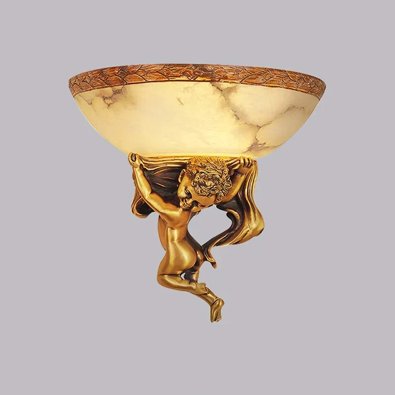 Marble Angel Wall Light, view 3