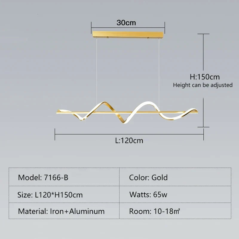 Minimalist LED Pendant, view 10