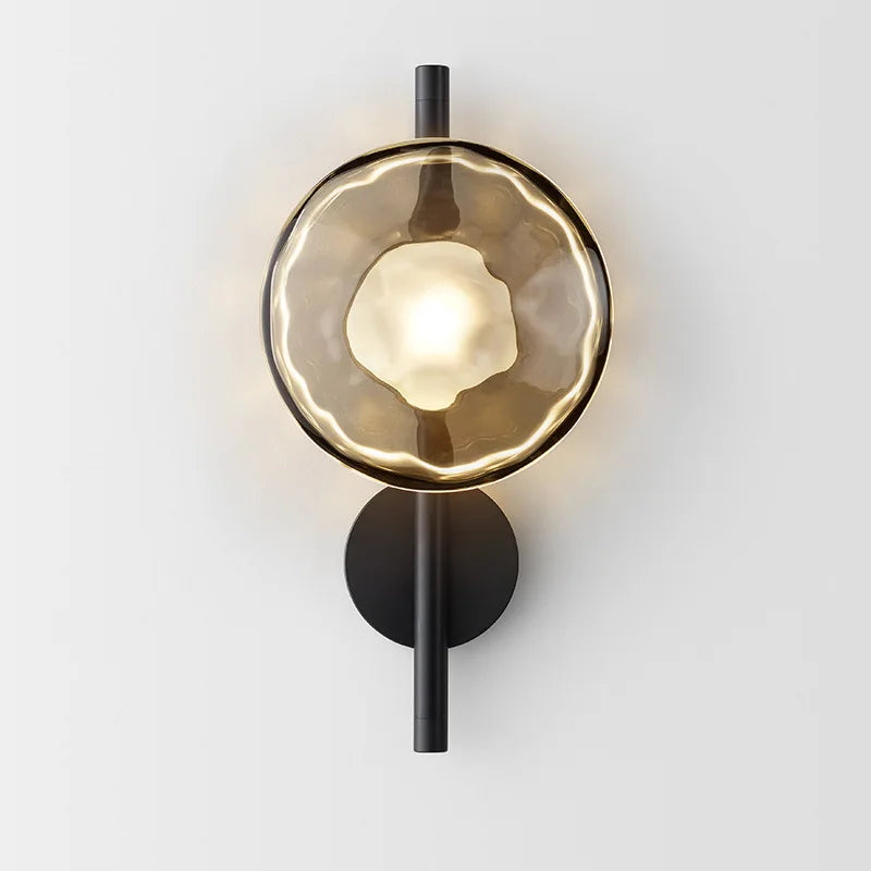 Nordic clear glass wall light