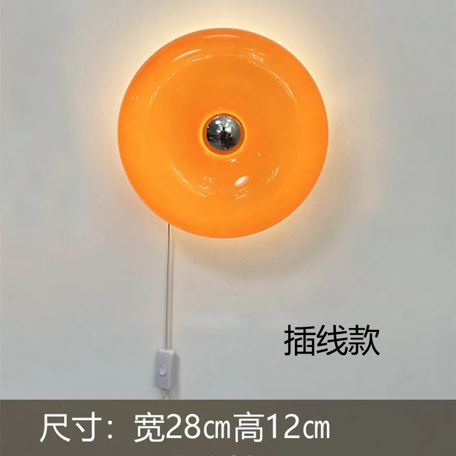 Glass Donut Wall Light, view 8