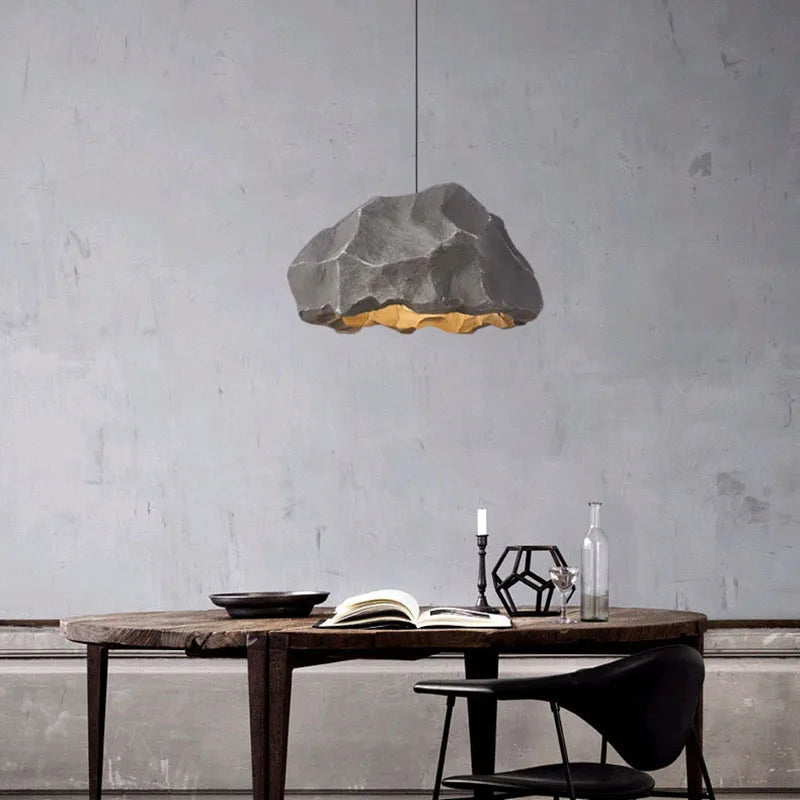 Stone-Shape Pendant Light, view 3