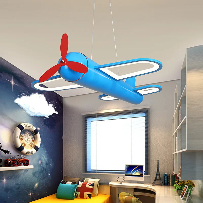 Boys room chandelier