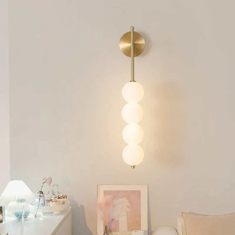 Minimalist gourd LED wall light