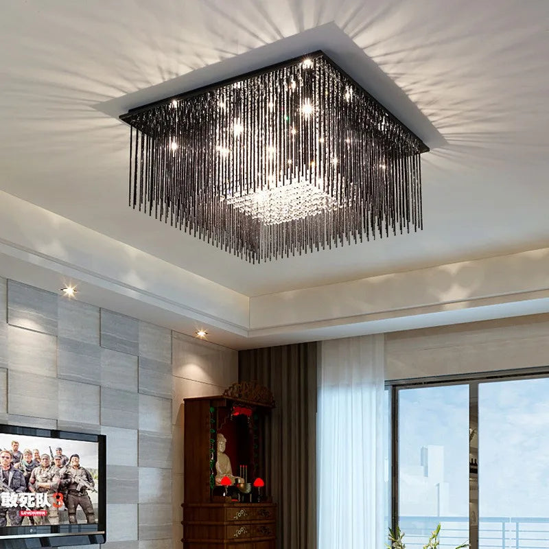 Glass ceiling light